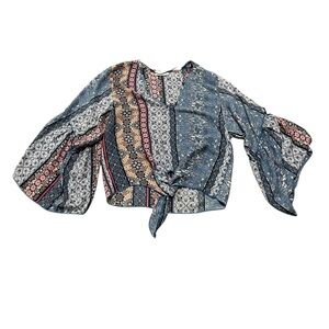 LAVENDER FIELD boho blouse